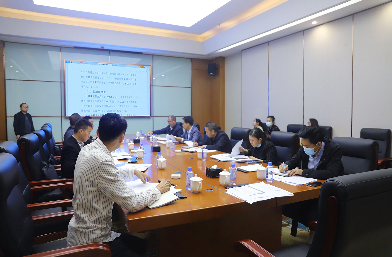 【農投動態】| 區發改、統計、農業農村、農投多家聯動 落實區“貫徹二十大、全力抓收官、科學謀明年”會議精神